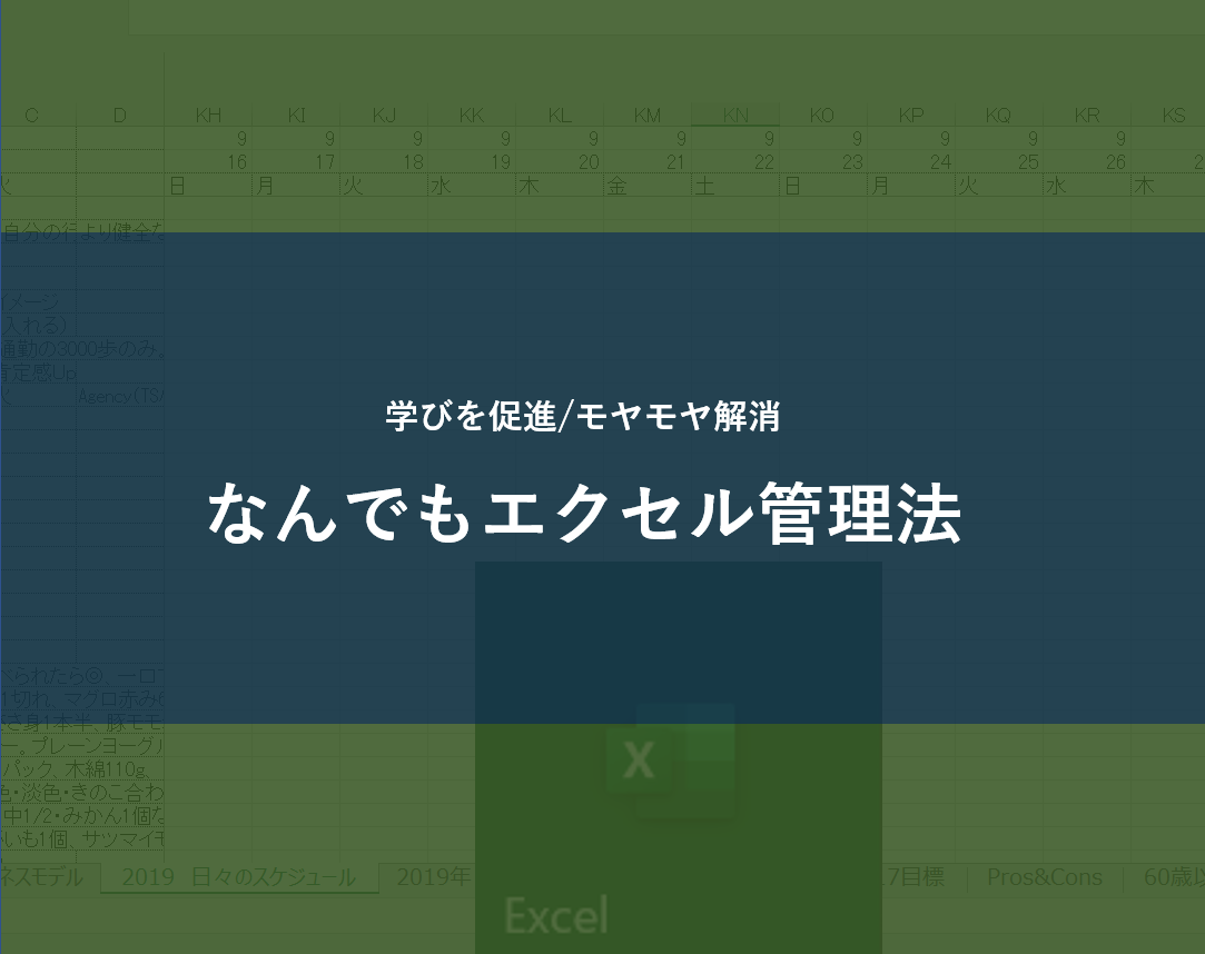 なんでもエクセル管理法 のススメ スピドア